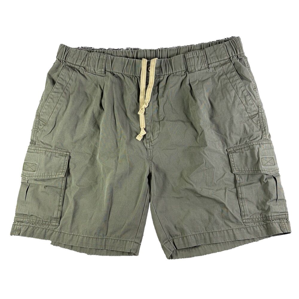 Tommy Bahama Cargo Shorts Mens XL Drawstring Beach Green Utility Golf Preppy